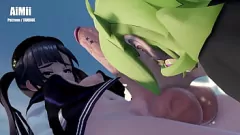 Jouer Regardez Mona et Collei de Genshin Impact s'engager dans une scène hentai torride en 3D avec gorge profonde, action de pipe et consommation de pisse.