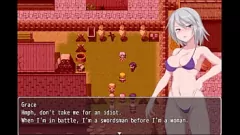 تشغيل إذلال غريس في مدينة المتاهة: معرض خارجي مع رسوم متحركة هنتاي من اللعبة